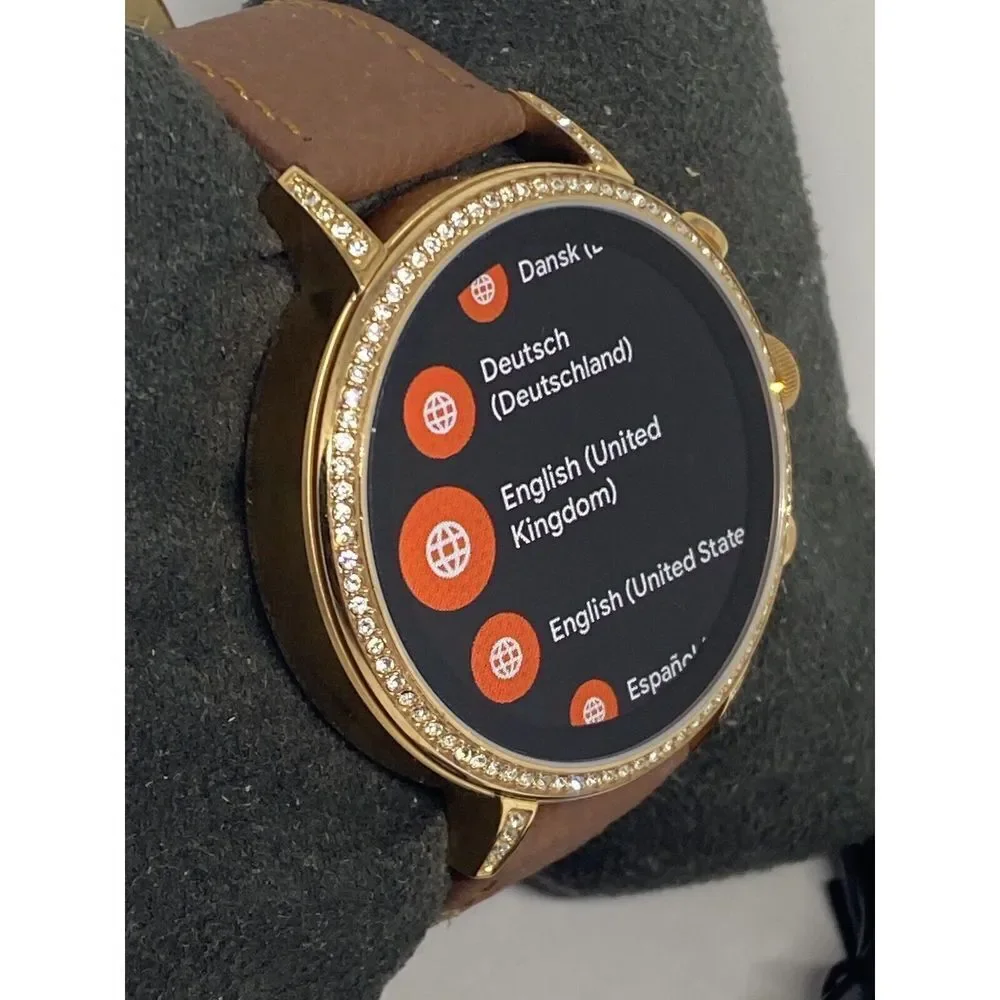 Fossil Gen 4 Authentic Digital Dial Smart Watch Custom Band FTW6011 AB573